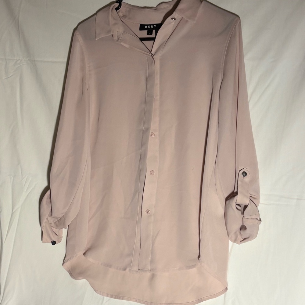 DKNY Soft Pink Blouse